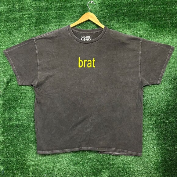 Charli XCX Brat Hyperpop Album Oversized T-Shirt Size Extra Large - Picture 3 of 5